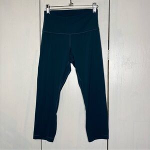 lululemon athletica Dark Teal High-Rise Cropped Leggings